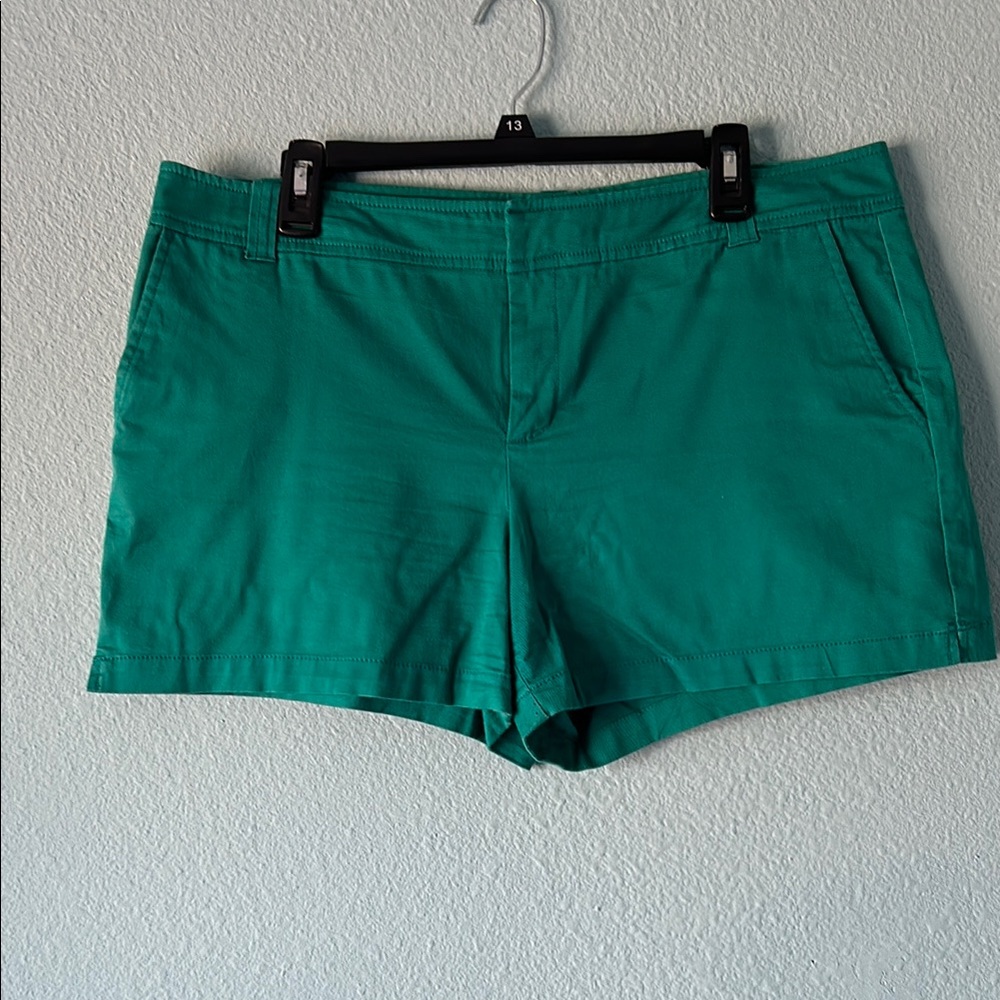 New York & Company Green Shorts Size 12